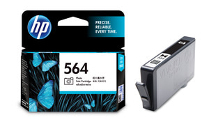 HP INK CB317WA NO.564 PHOTO B8550,C5380,C6375,C6380,D5460,C309A,C309G,C310A,C410A,C510A-HP 564 Photo Black (130 Pages) &gt; 4*6 size 출력기준