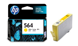 HP INK CB320WA NO.564 Yellow B109A,B109N,B8550,C5380,C6375,C6380,D5460,B209A,C309A,C309G,C310A,C410A,DJ3520E-HP 564 Yellow (300 Pages)