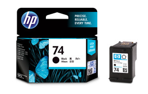HP INK CB335WA NO.74 Black OJ J5780/Photosmart C5240,C5280,C4280,C4345,C4385,C4480,C4580,C4599,D5360/DJ D4260,D4360/OJ 6480-Black Inkjet Print Cartridge(200page)