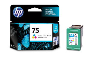 HP INK CB337WA NO.75 Tri-colour OJ J5780/Photosmart C5240,C5280,C4280,C4345,C4385,C4480,C4580,C4599,D5360/DJ D4260,D4360/OJ 6480-Tricolor Inkjet Print Cartridge(170page)