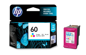 HP INK CC643WA NO.60 Tri-colour DJ D2560/F2410/F2480/F4280 /D410A HP 60 Tri-color Ink Cartridge